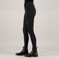 Pantalon d'équitation Euro-star Aurelia Diamond FullGrip Noir