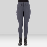 Pantalon d'équitation Euro-Star Aurelia Grip Connect Full Magnet Gris