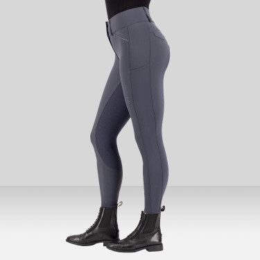 Pantalon d'équitation Euro-Star Aurelia Grip Connect Full Magnet Gris