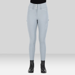 Euro-Star Aurelia Grip Connect Full rijbroek Wolk Wit