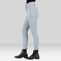 Pantalon d'équitation Euro-Star Aurelia Grip Connect Full Nuage Blanc