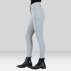 Pantalon d'équitation Euro-Star Aurelia Grip Connect Full Nuage Blanc