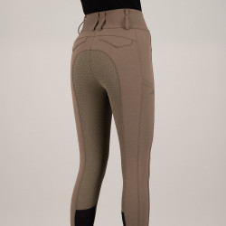 Pantalon d'équitation Euro-star Aurelia Diamond FullGrip Pépites de chocolat Marron Pantalon d'équitation Euro-star Aurelia Diamond FullGrip Pépites de chocolat Marron