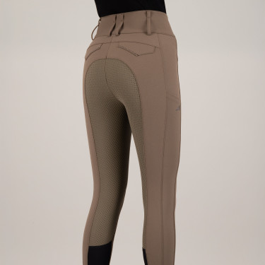 Pantalon d'équitation Euro-star Aurelia Diamond FullGrip Pépites de chocolat Marron Pantalon d'équitation Euro-star Aurelia Diamond FullGrip Pépites de chocolat Marron
