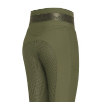 Legging d'équitation Euro-Star Impress FullGrip Olive Vert