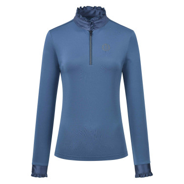 Top Imperial Riding Anna lange mouwen Saffier Blauw