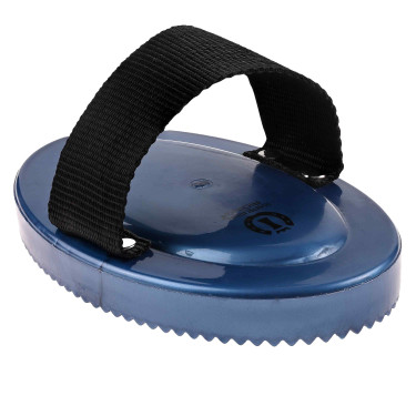 Etrille pvc avec manche Imperial Riding Saphir Bleu