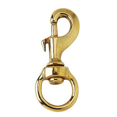 Muskethaken oog 20 mm rond messing Muskethaken oog 20 mm rond messing
