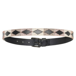 Ceinture HV Polo Chaya femme Cachemire Blanc