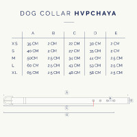 Collier du chien HV Polo Chaya Noir / orange Collier du chien HV Polo Chaya Noir / orange