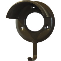 Kunststof beklede teugelhouder Choco Bruin Kunststof beklede teugelhouder Choco Bruin