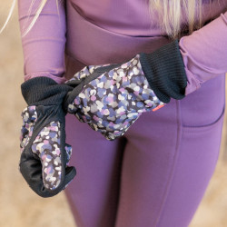 Gants Imperial Riding Hide & Shine kids Lovefetti dark Motifs Gants Imperial Riding Hide & Shine kids Lovefetti dark Motifs