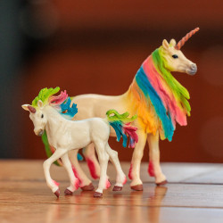 Jouets unicorn set Imperial Riding Magic Rainbow Multi-couleurs