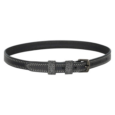 Lanières d'éperons Imperial Riding Glimmer Noir glitter