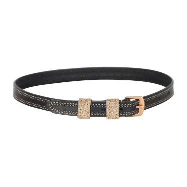 Lanières d'éperons Imperial Riding Glimmer Noir / rose gold