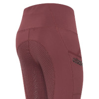 Legging d'équitation Euro-Star Breez Fashion FullGrip femme Joues rouge foncé Rose Legging d'équitation Euro-Star Breez Fashion FullGrip femme Joues rouge foncé Rose