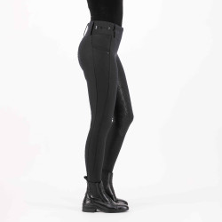 Legging d'équitation HV Polo Favourite FullGrip kids Noir Legging d'équitation HV Polo Favourite FullGrip kids Noir