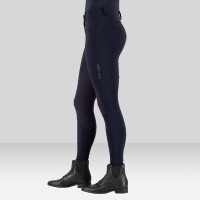 Pantalon d'équitation Euro-Star Arista Connect Full Grip femme Marine Bleu marine