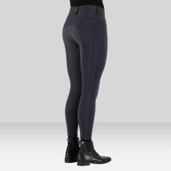 Pantalon d'équitation Euro-Star Arista Connect Full Grip femme Magnet Gris
