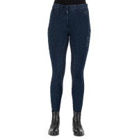 Pantalon d'équitation Euro-Star Arista Denim FullGrip Marine Bleu marine Pantalon d'équitation Euro-Star Arista Denim FullGrip Marine Bleu marine