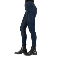 Pantalon d'équitation Euro-Star Arista Denim FullGrip Marine Bleu marine Pantalon d'équitation Euro-Star Arista Denim FullGrip Marine Bleu marine