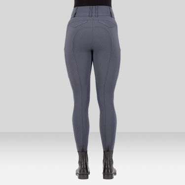 Pantalon d'équitation Euro-Star Aurelia Connect Grip genoux femme Magnet Gris