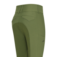 Pantalon d'équitation Euro-Star Aurelia Therma Connect Full Grip femme Olive Vert