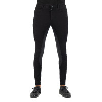 Pantalon d'équitation Euro-Star Camillo Denim FullGrip Noir