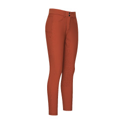 Pantalon d'équitation Euro-Star Empress FullGrip Cinna foncé Orange