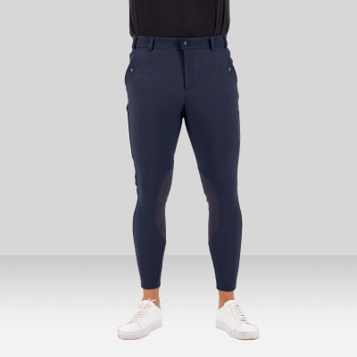 Pantalon d'équitation Euro-Star Gabriel thermaline Connect Grip genou homme Night