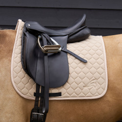 Tapis de selle Euro-Star Coco dressage Beige