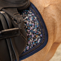 Imperial Riding Zadeldek Petit Lovefetti donker Motieven