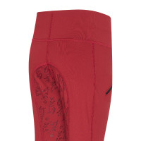 Legging d'équitation Euro-Star Dietse Performance FullGrip enfant Amarena Rouge
