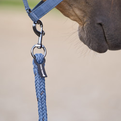 Longe d'attache Imperial Riding Deluxe mousqueton simple Moonstone Orange Longe d'attache Imperial Riding Deluxe mousqueton simple Moonstone Orange