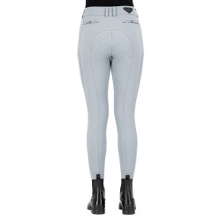 Pantalon d'équitation Euro-Star Arielle Connect FullGrip femme Nuage Blanc