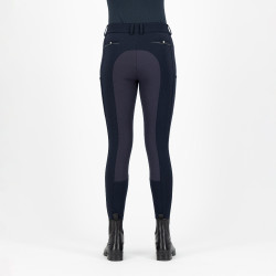 Pantalon d'équitation Euro-Star Arielle Connect FullGrip femme Night Bleu