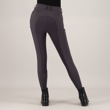 Pantalon d'équitation Euro-Star Arielle Connect FullGrip femme Gris magnet
