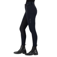 Pantalon d'équitation Euro-Star Arielle Connect FullGrip femme Noir