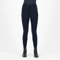 Pantalon d'équitation Euro-Star Arielle Connect grip genoux femme Night Bleu