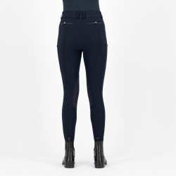 Pantalon d'équitation Euro-Star Arielle Connect grip genoux femme Night Bleu Pantalon d'équitation Euro-Star Arielle Connect grip genoux femme Night Bleu