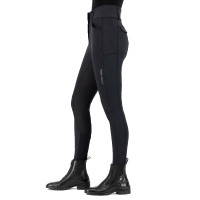 Pantalon d'équitation Euro-Star Aurelia Connect FullGrip femme Noir