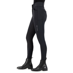 Pantalon d'équitation Euro-Star Aurelia Connect FullGrip femme Noir