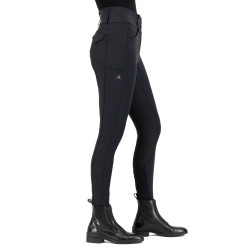 Pantalon d'équitation Euro-Star Aurelia Connect FullGrip femme Noir