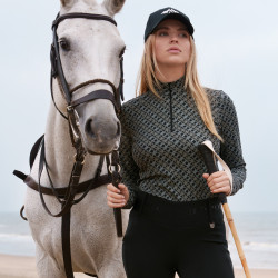 UV-werend poloshirt HV Polo Manja dames Zwart