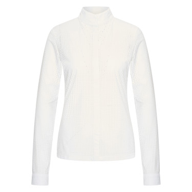 Wedstrijdpoloshirt mesh Imperial Riding Grandprix lange mouwen dames Wedstrijdpoloshirt mesh Imperial Riding Grandprix lange mouwen dames