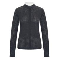 Polo de concours mesh Imperial Riding Grandprix manches longues femme Noir
