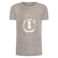 T-shirt à manches courtes Imperial Riding Hally enfant Charbon de bois Gris