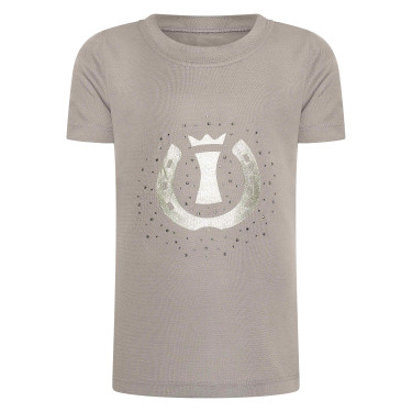 T-shirt à manches courtes Imperial Riding Hally enfant Charbon de bois Gris