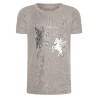 T-shirt Imperial Riding Star Sky kind Houtskool Grijs