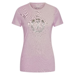 T-shirt manches courtes Imperial Riding Hally femme Ballerina Violet T-shirt manches courtes Imperial Riding Hally femme Ballerina Violet